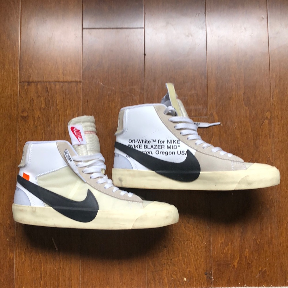 Nike off-white blazer 9.5.